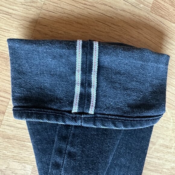 GAP 1969 Kaihara Japanese Selvedge Cotton Denim Skinny Raw 32x34 - Picture 8 of 10